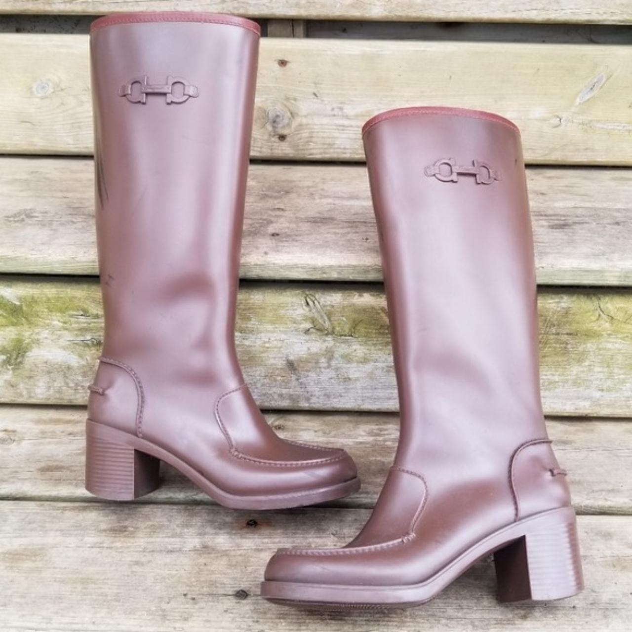 ferragamo rain boots womens