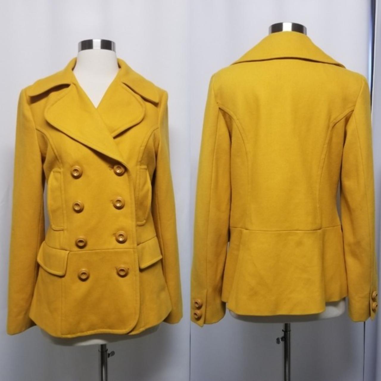 Mustard pea clearance coat