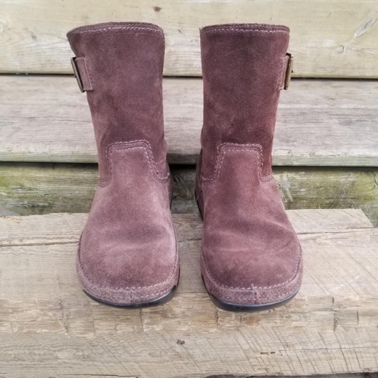 FitFlop Superboot Chocolate Brown Suede Depop