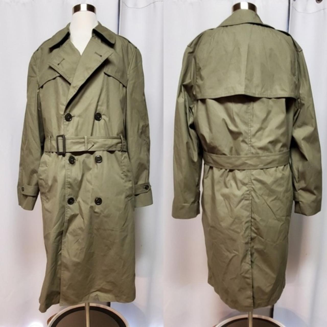 British military sales trench coat