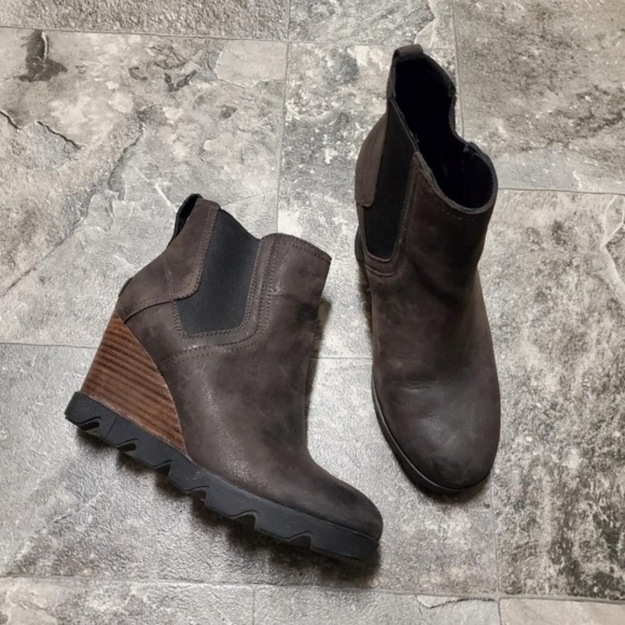 sorel brown booties