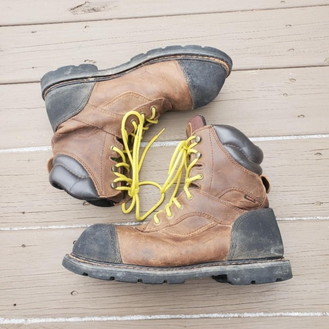 Red Wing Shoes Worx Gravel Men s 8 Brown Leather Depop