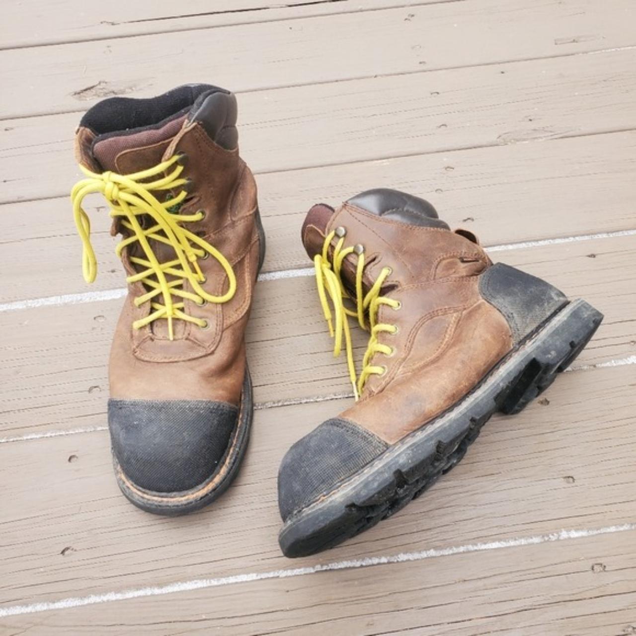 Red Wing Shoes Worx Gravel Men s 8 Brown Leather Depop