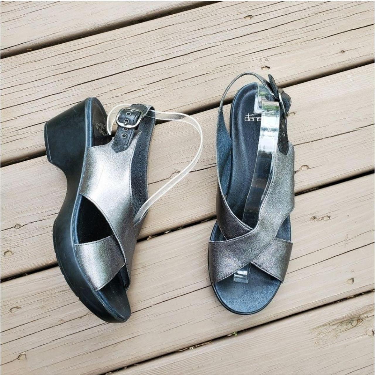 Silver dansko sandals online