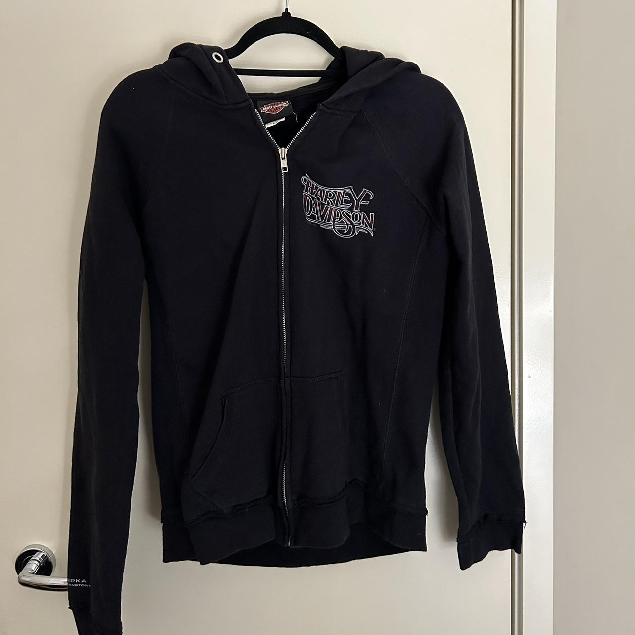 Vintage Harley Davidson zip up jacket Size M but... - Depop