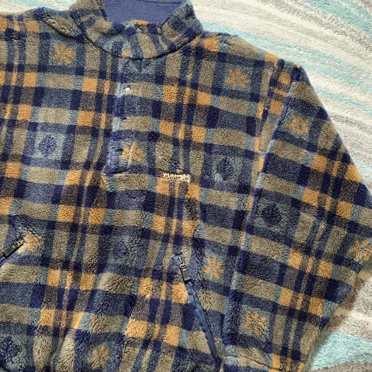 Vintage 90s Kanata Outfitter Wool Blend 1/4 Fleece... - Depop