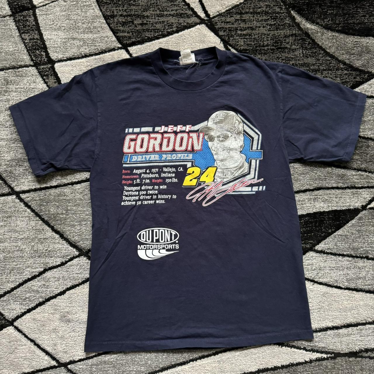 Vintage Y2K Jeff Gordon nascar double sided graphic Depop