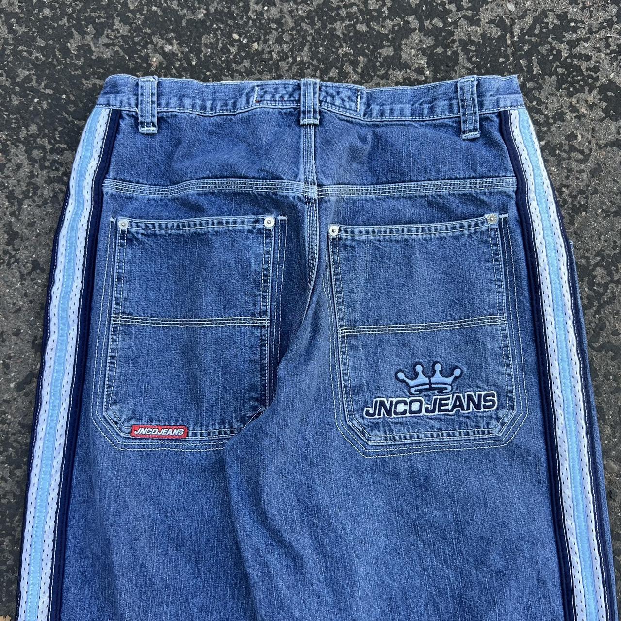 GRAIL jnco jeans. Vintage 90s tribal stripe jncos.... - Depop