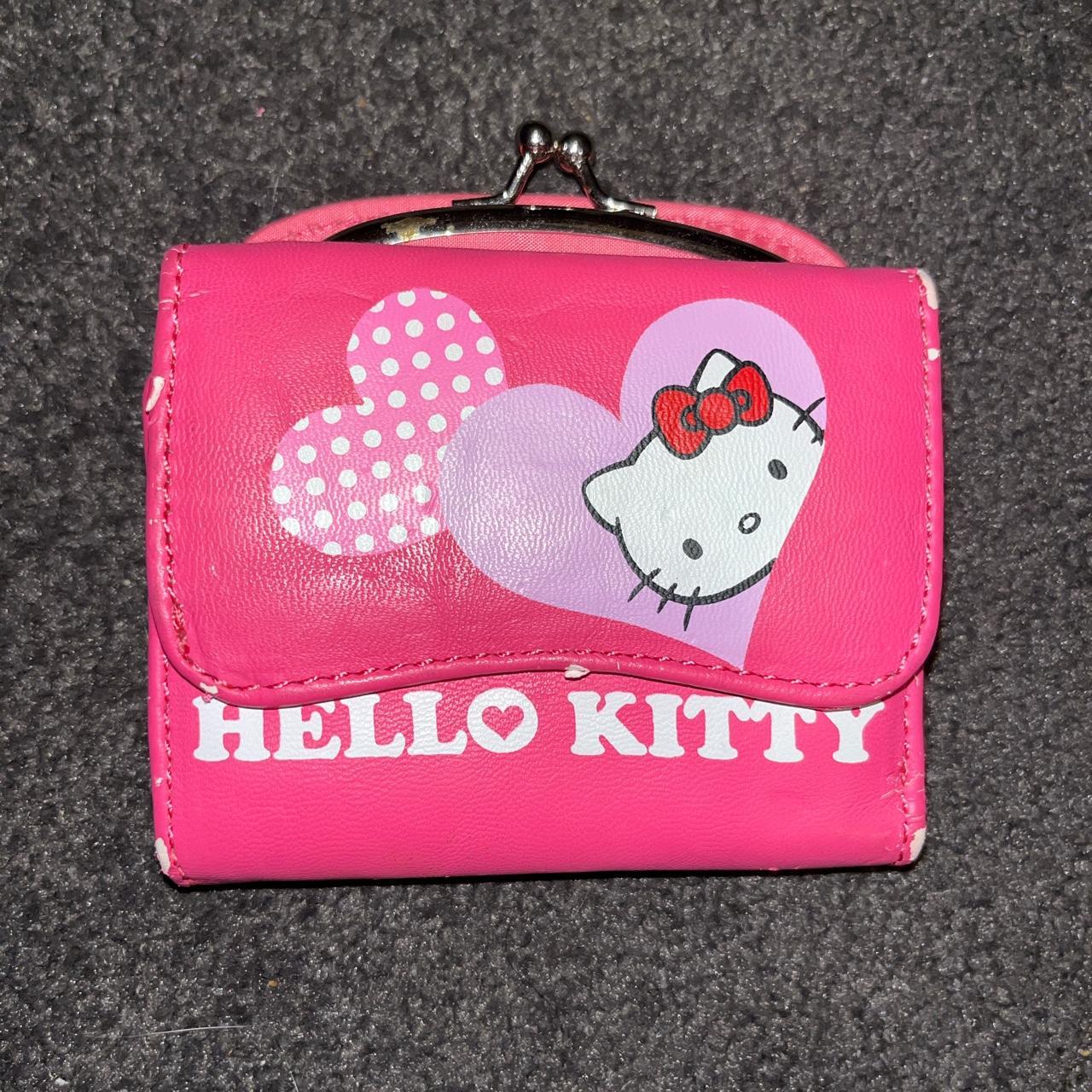 Offical hello kitty Sanrio pink wallet and coin... - Depop