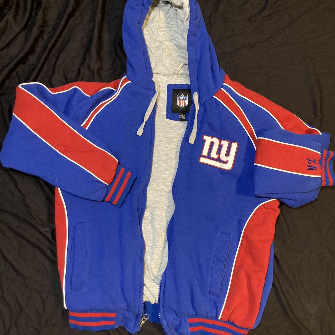 Early 90s New York Giants vintage winter jacket, one - Depop