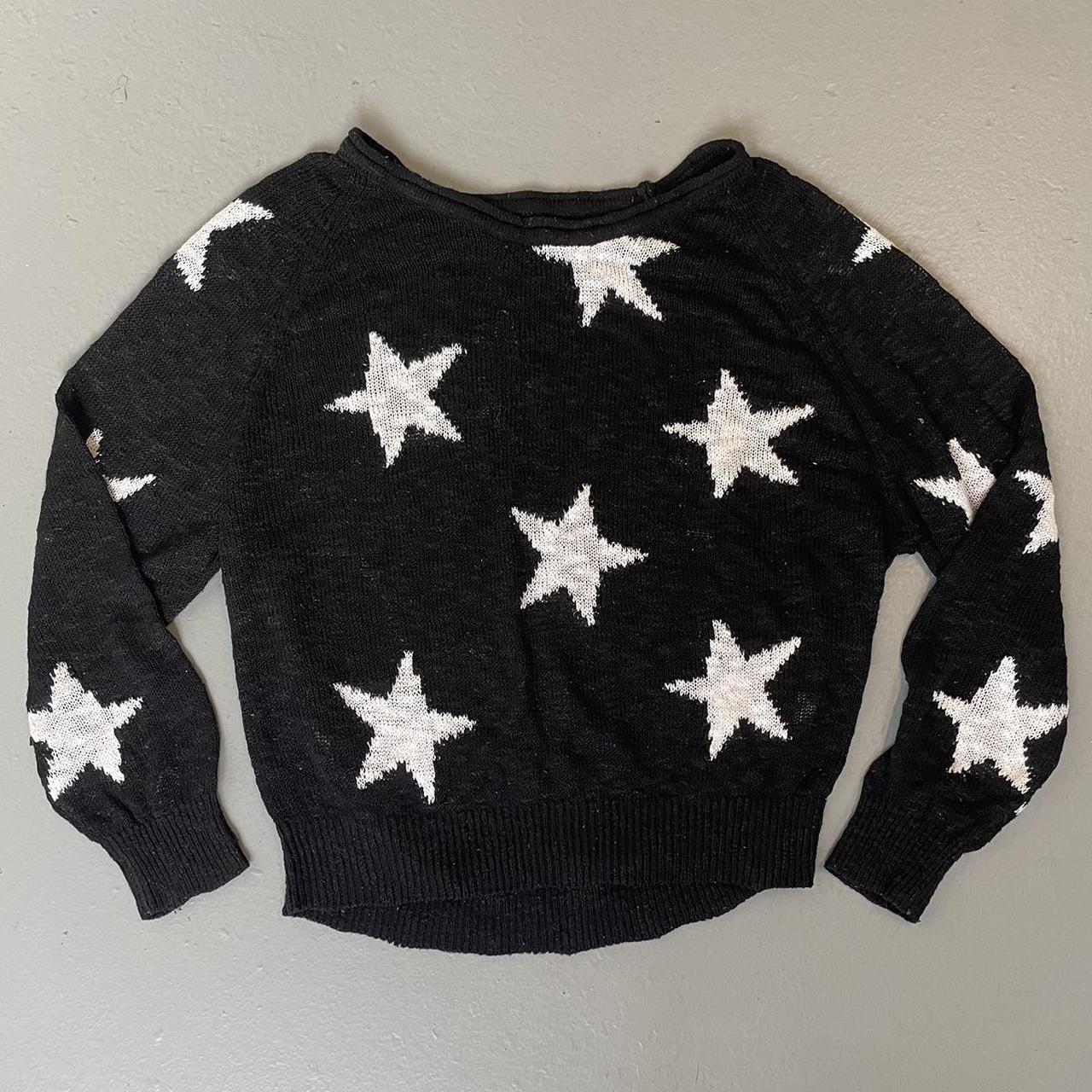 Cute star sweater that reminds me of Coraline🌀... - Depop