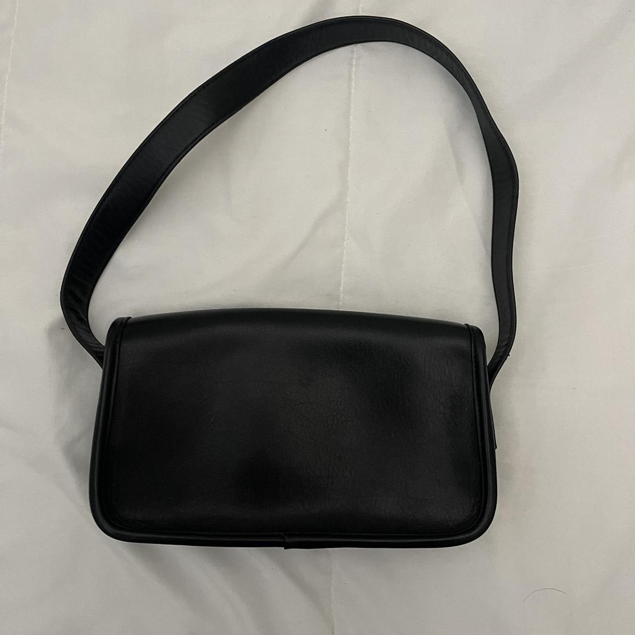 black and gold mini shoulder bag any questions or... Depop