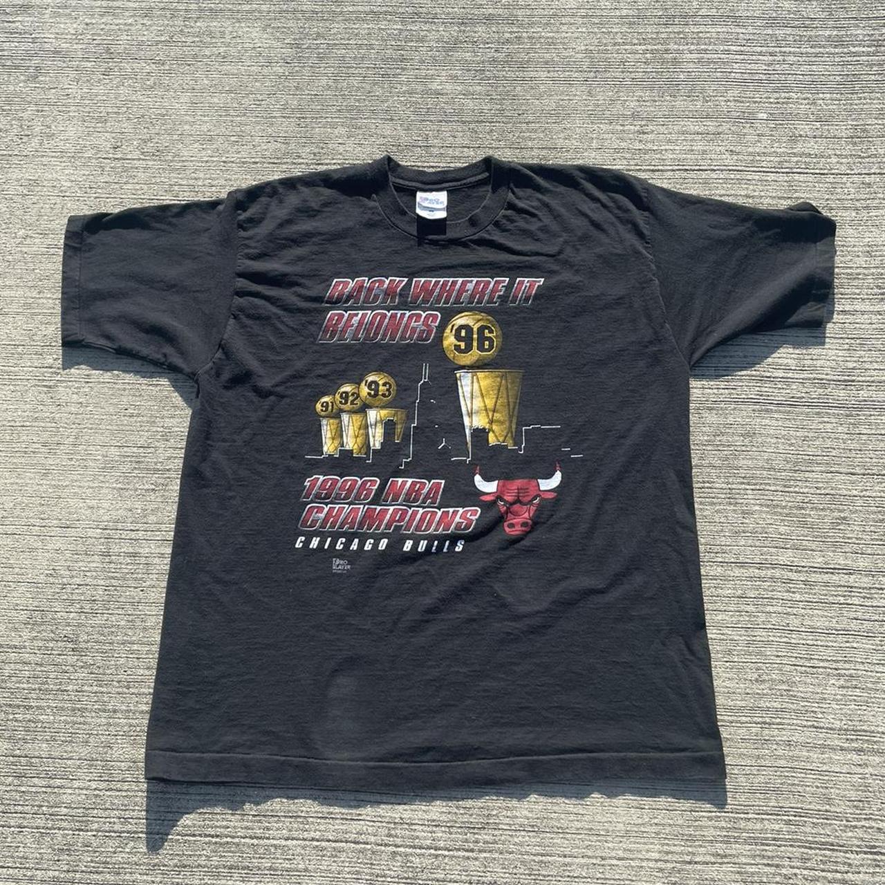 1996 bulls championship shirt