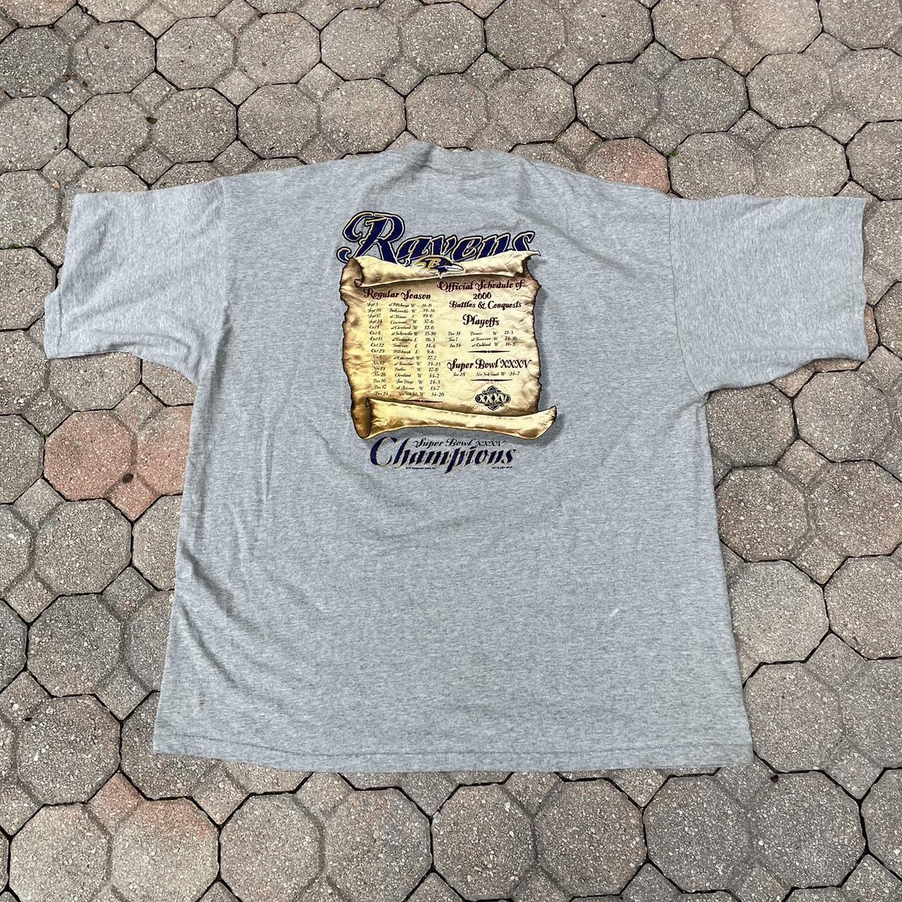 Vintage Baltimore Ravens Super Bowl Champions Shirt - Depop