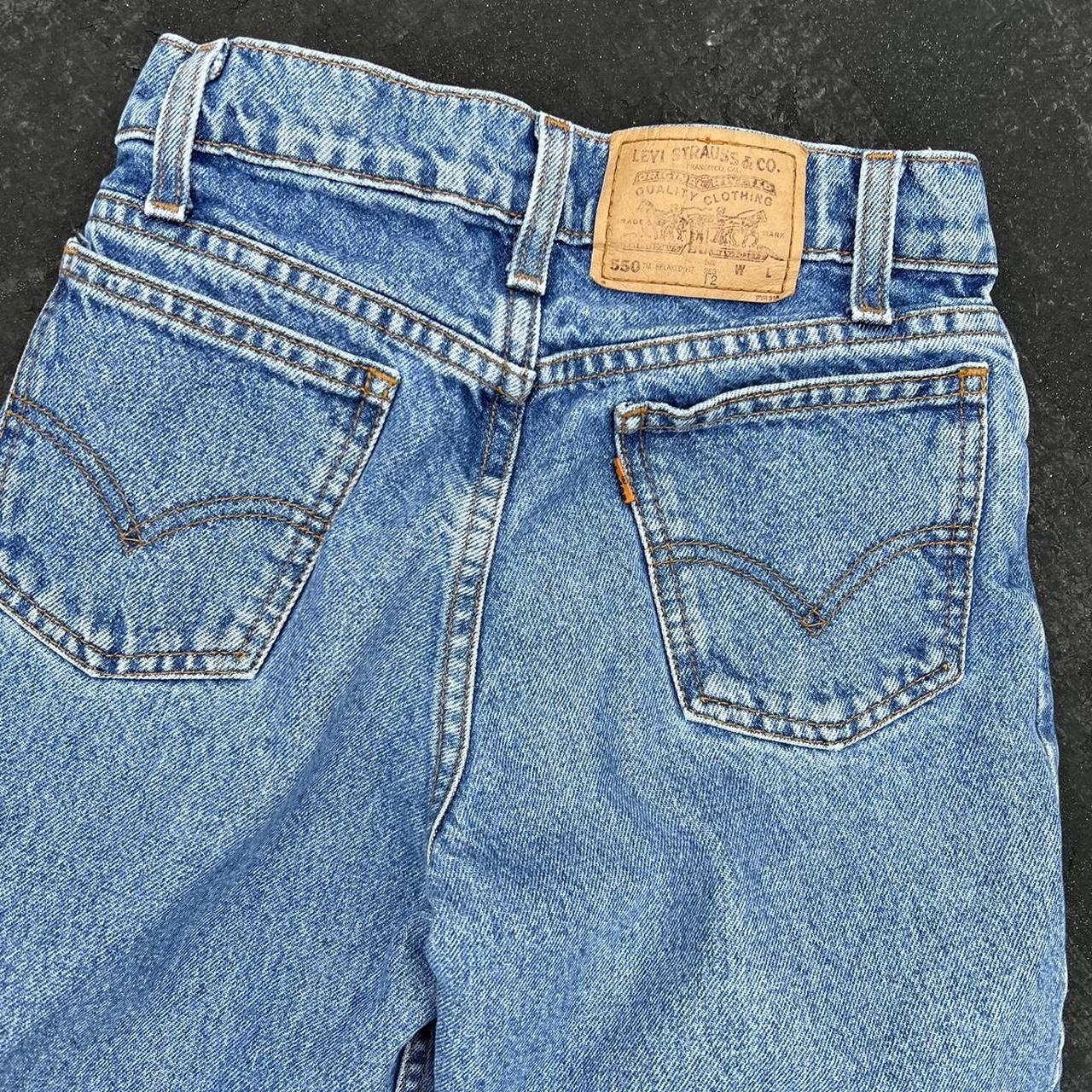 vintage youth levi’s orange tab jeans -levi’s 550... - Depop