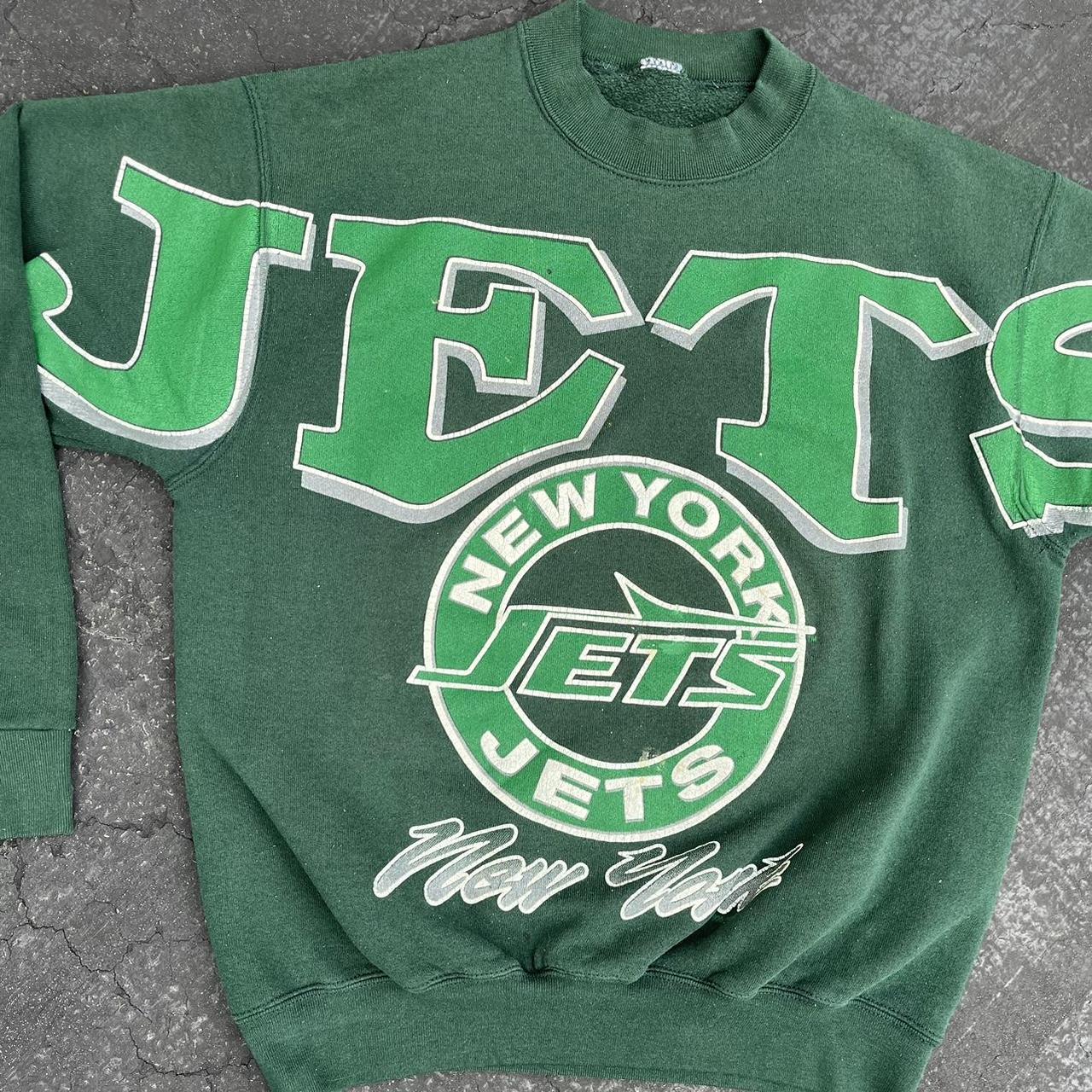 vintage New York jets sweatshirt Vintage Salem - Depop