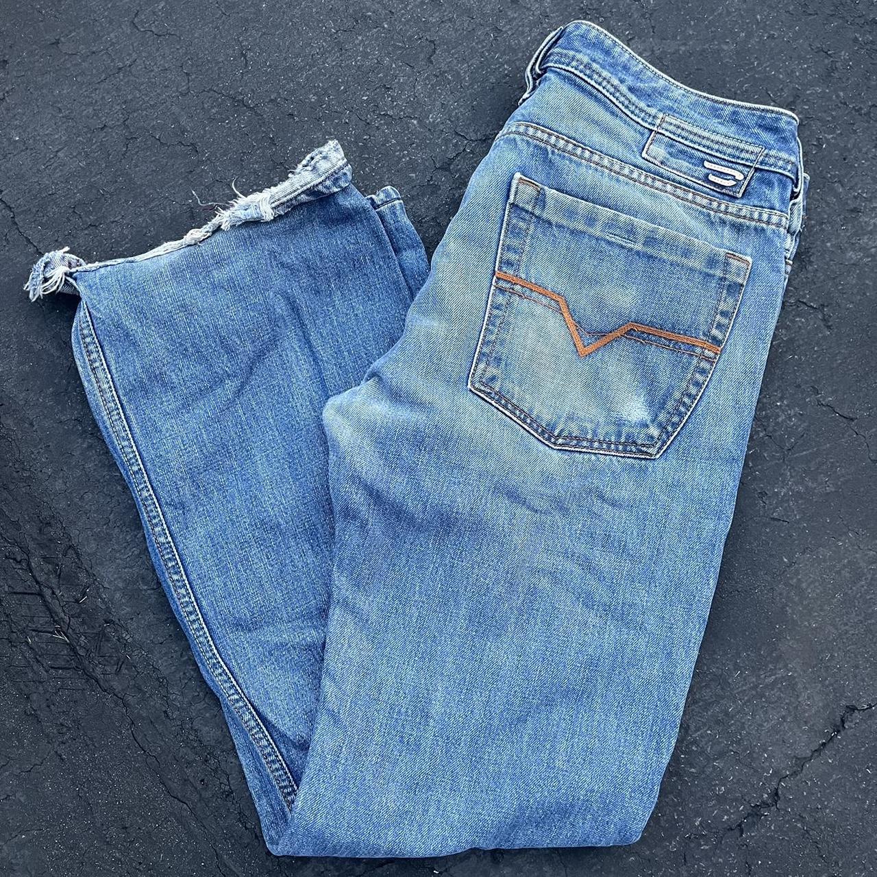 mens diesel jeans tagged size 34 measures 36... Depop