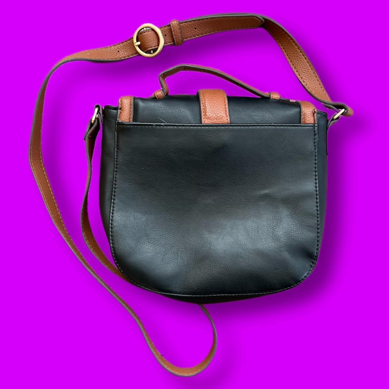 Women's Brown and Black Bag Depop