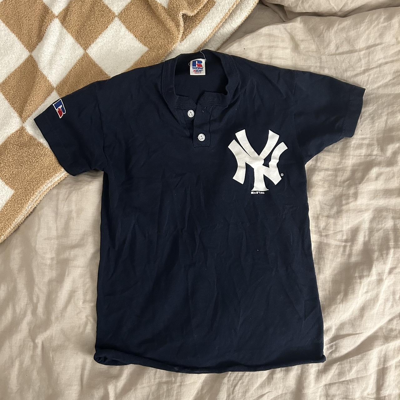 Nike Vintage “New York Yankees Baseball” Henley - Depop