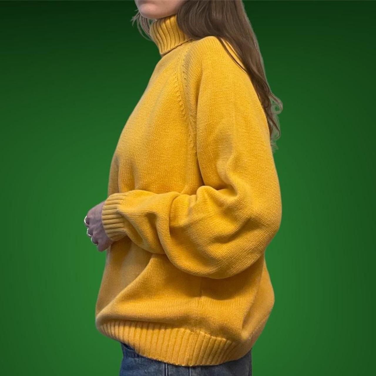Lands' End Women's Yellow Jumper Depop