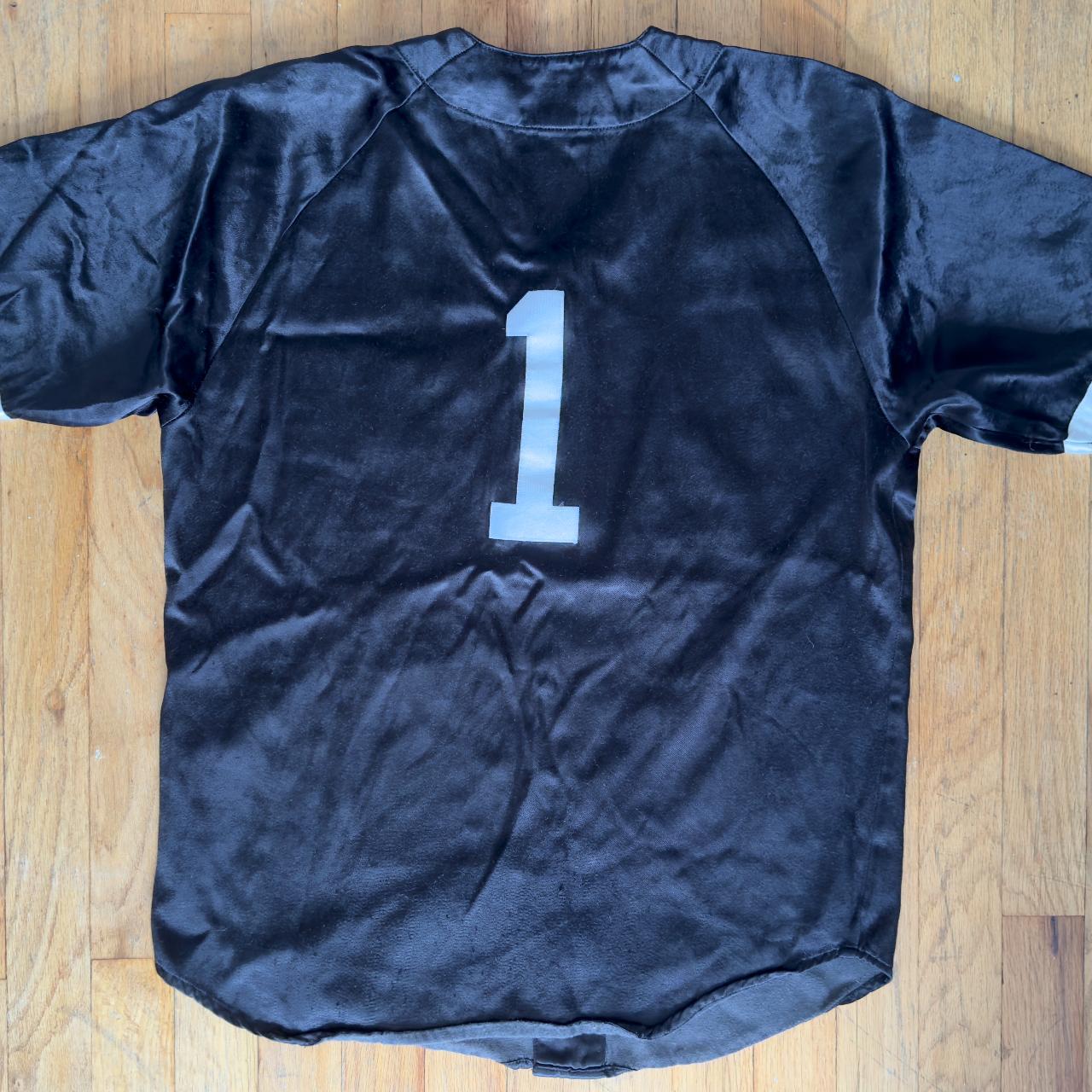 Supreme Satin Baseball Jersey Fits like M Pristine | Depop