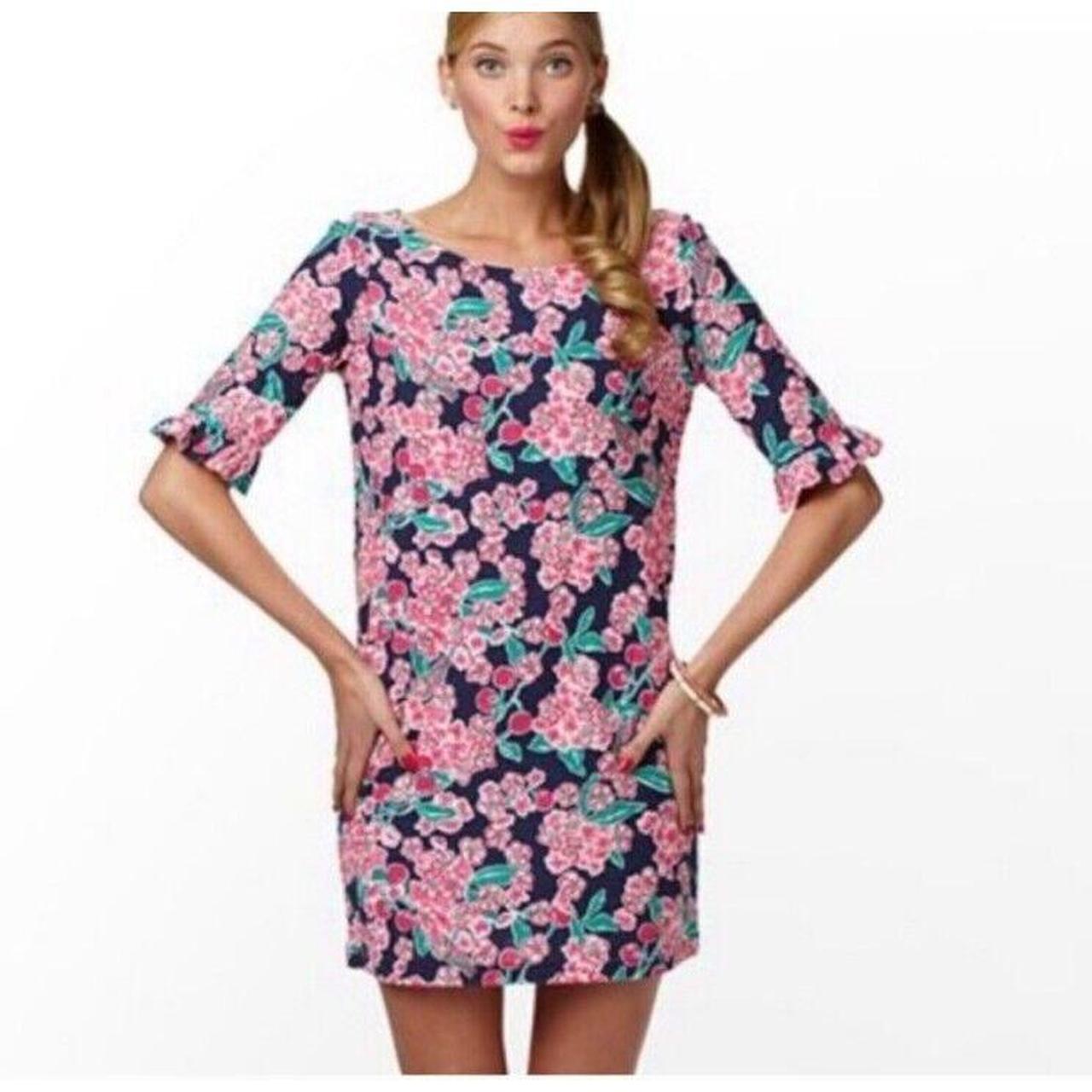 Lilly Pulitzer Mini Somerset Dress Cherry Blossom Depop