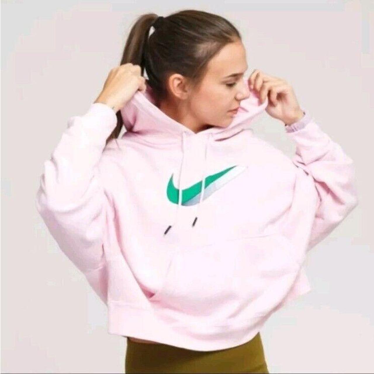 nike icon clash oversized hoodie
