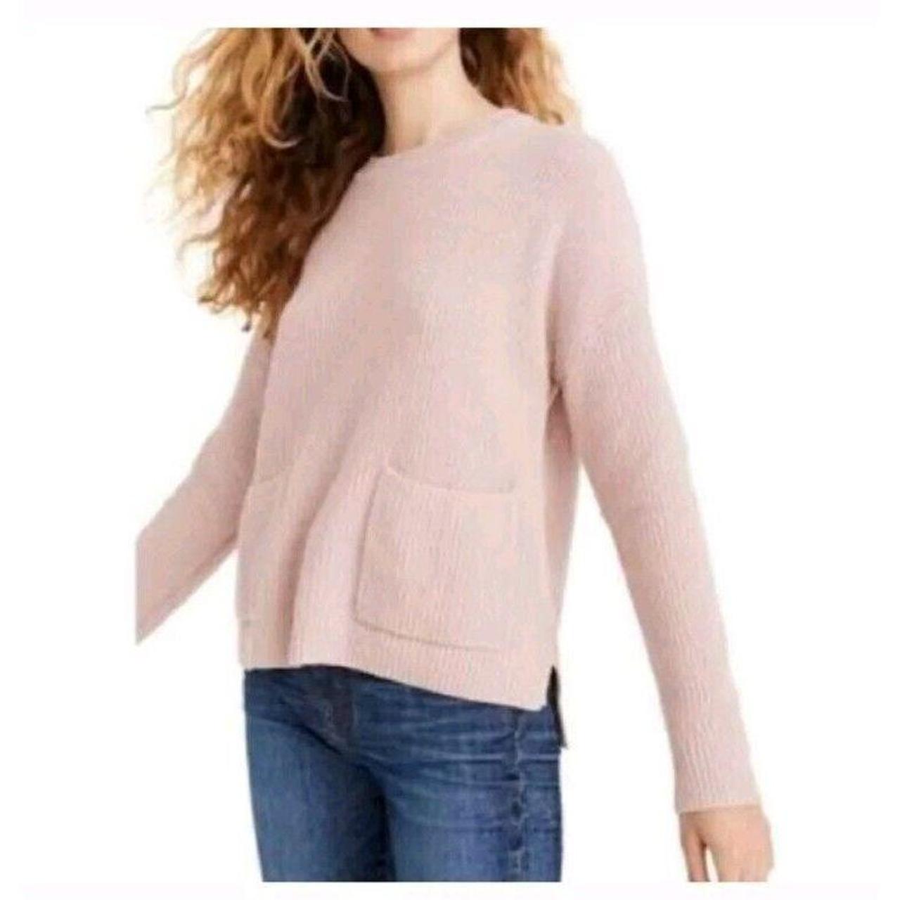 Madewell Patch Pocket Pullover Sweater In Wisteria. Depop