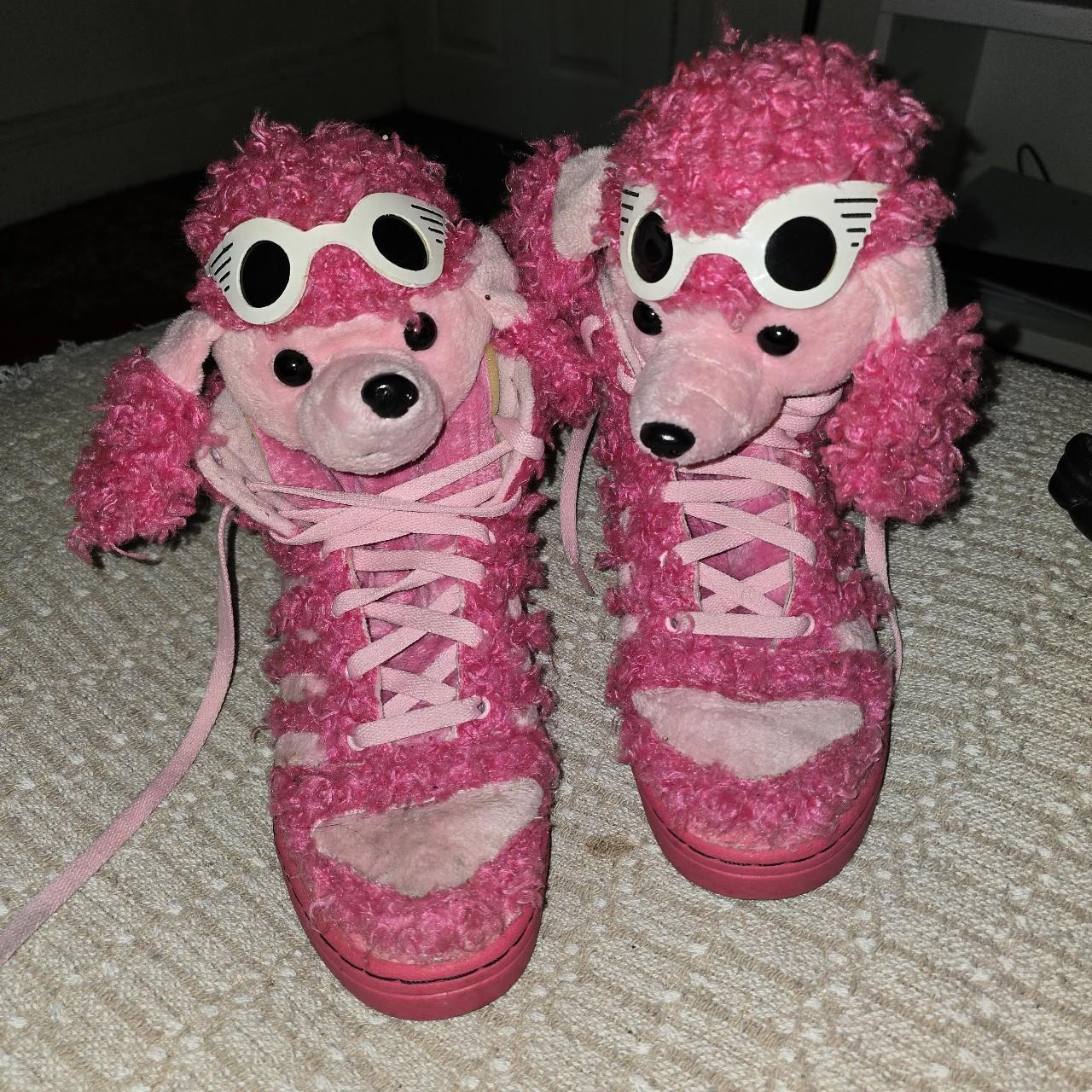 Jeremy scott Adidas poodles Size 7.5/8 they fit... - Depop