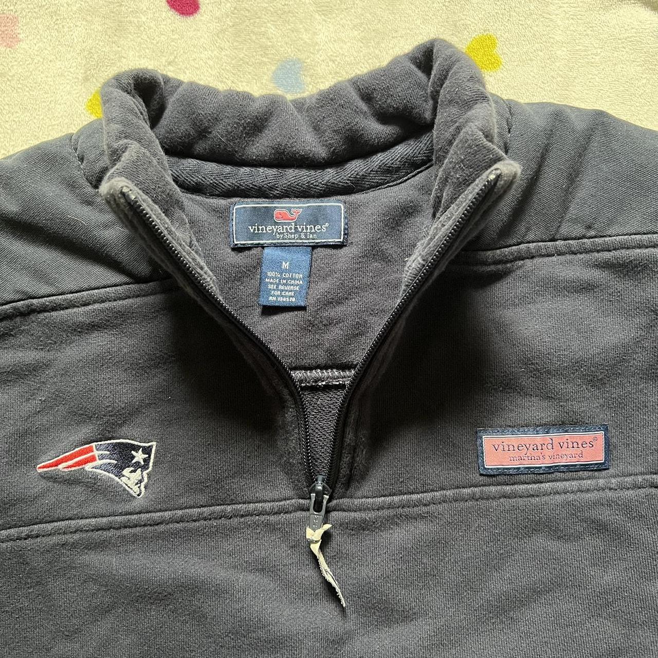 New England Patriots NFL Football Vineyard Vines 1/4 - Depop