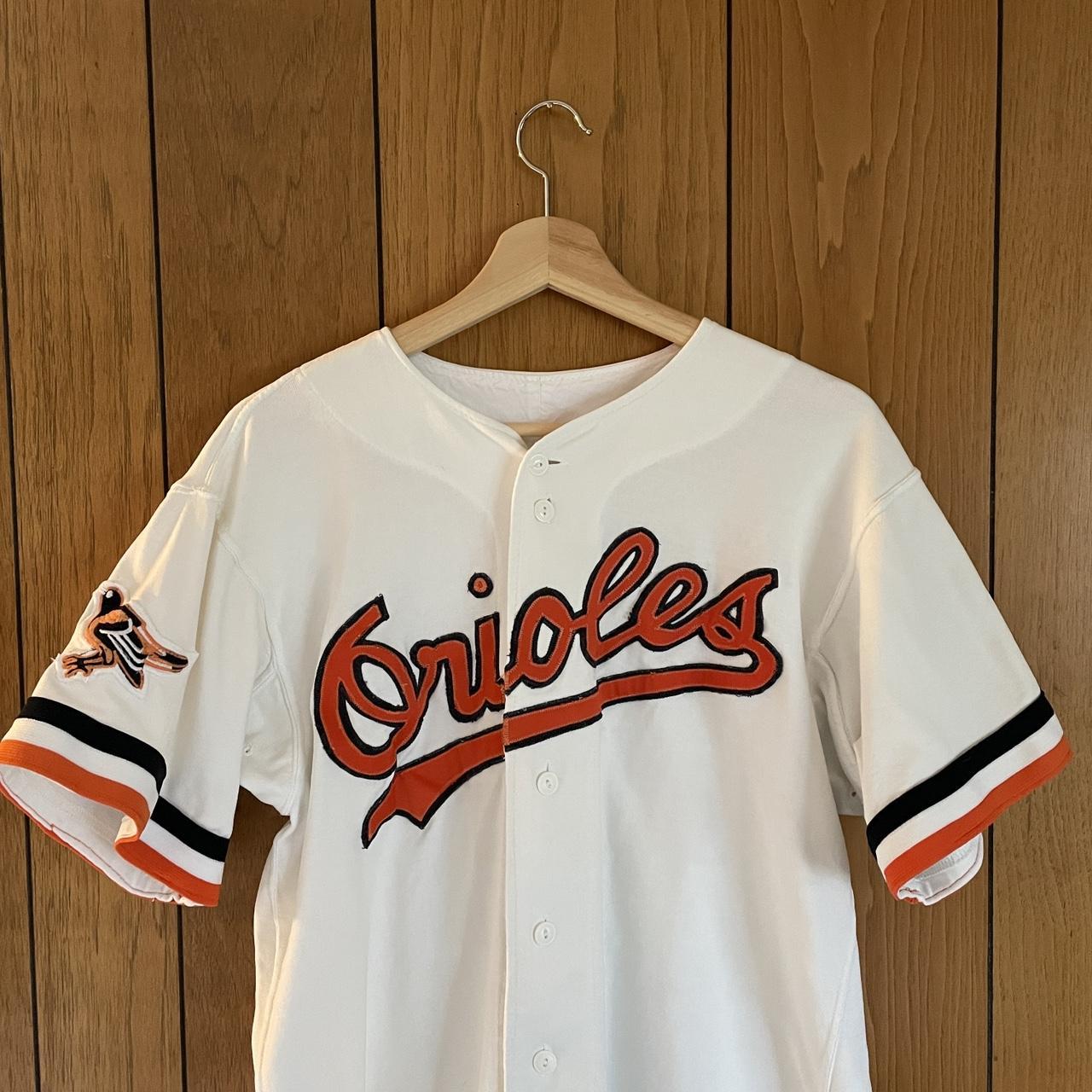 Vintage 1980s Baltimore Orioles Baseball Jersey - Depop