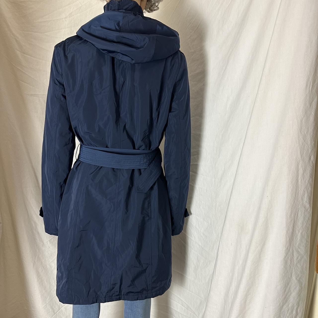 Michael Kors Women's Navy Coat | Depop