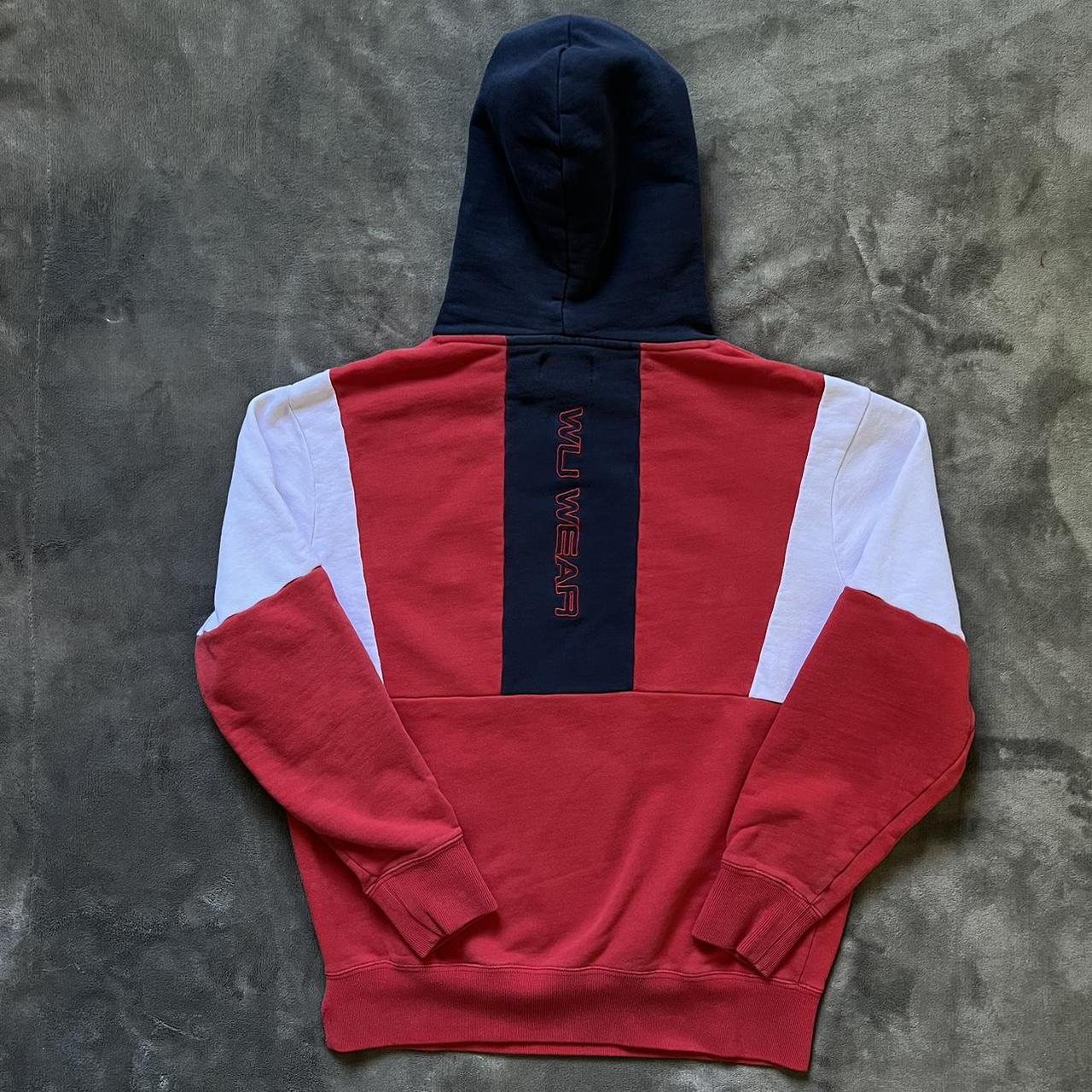 Wu Wear Men's Red and White Hoodie | Depop