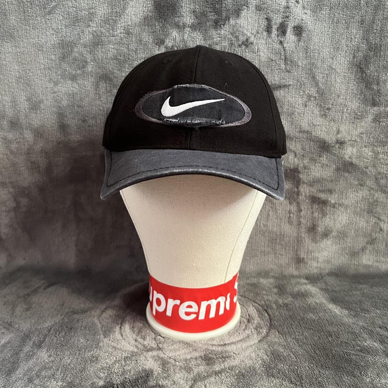 Vintage 90's Nike Circle Swoosh Logo Distressed... - Depop