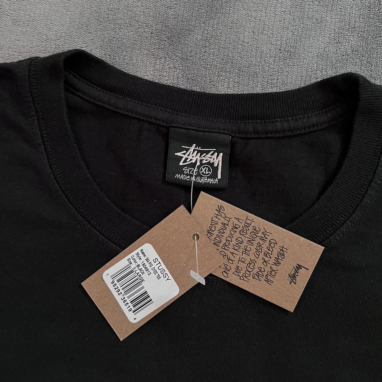 Stussy S64 Pigment Dyed Tee - Black Size L-XL New... - Depop