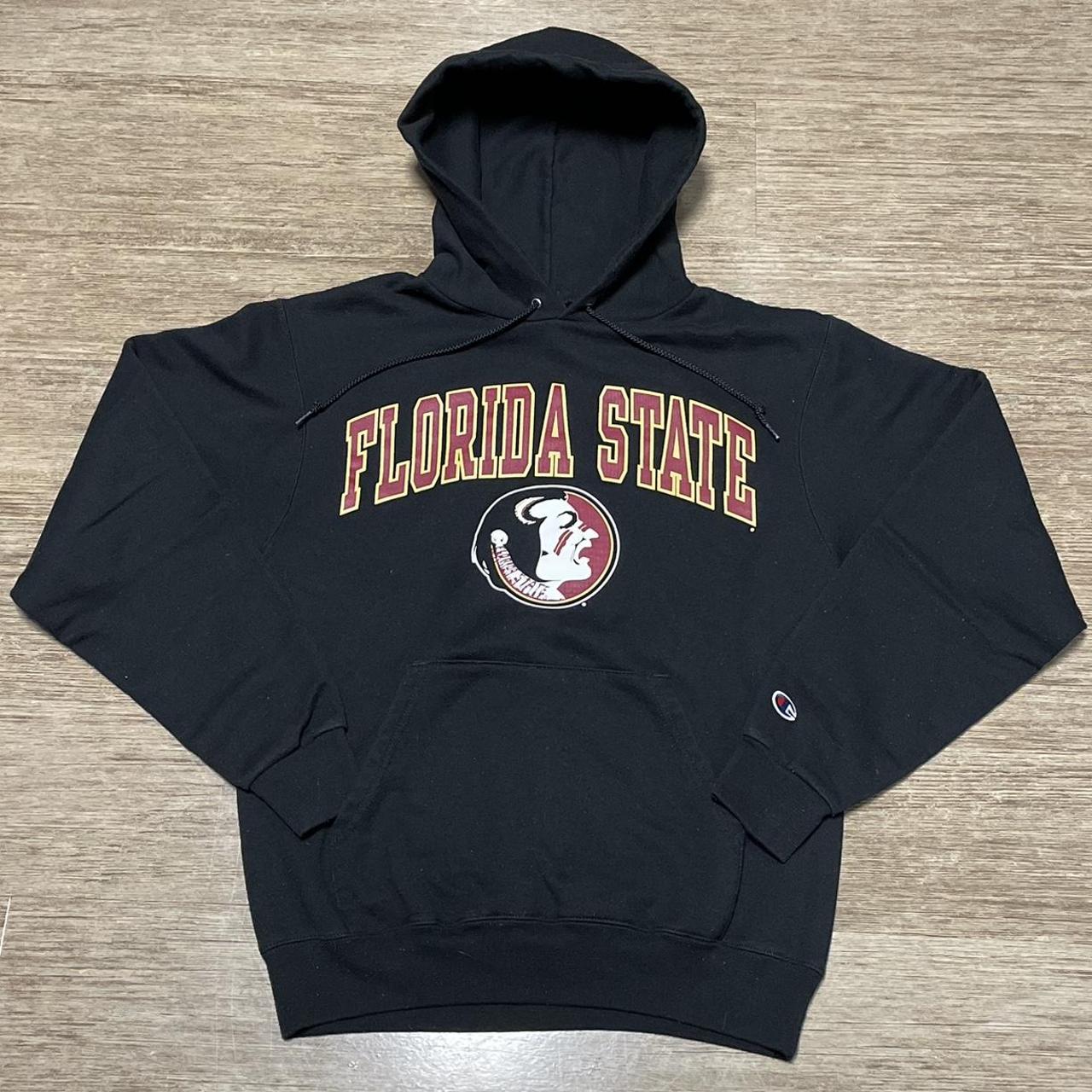 Vintage Y2k Florida State Seminoles Champion Hoodie... - Depop