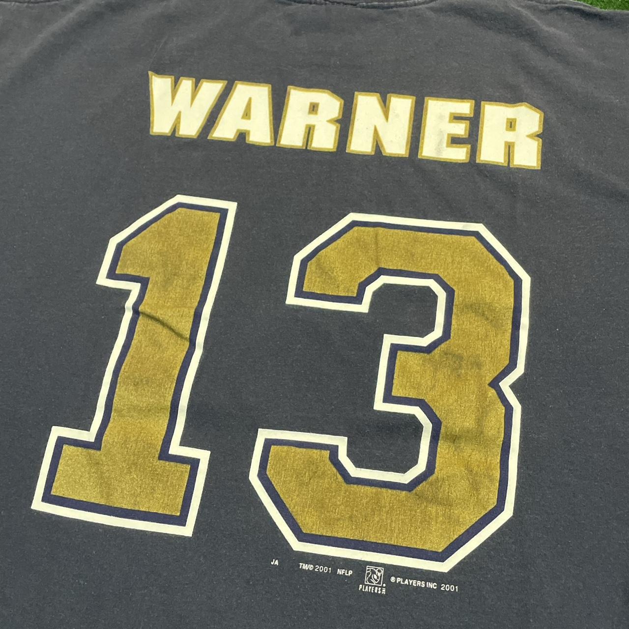 Vintage Y2K Nike Team St. Louis Rams #13 Kurt Warner - Depop