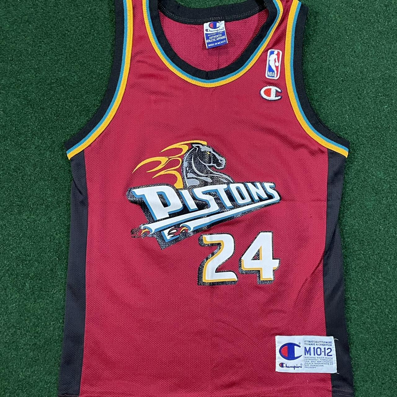 Vintage 90s Detroit Pistons Champion Youth - Depop