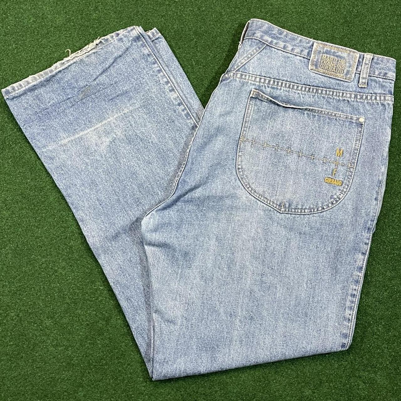 Vintage 1990s Martihé Francois Girbaud Baggy Denim... - Depop