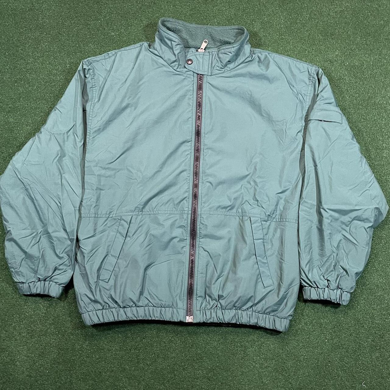 Nylon shell clearance fleece lined jacket