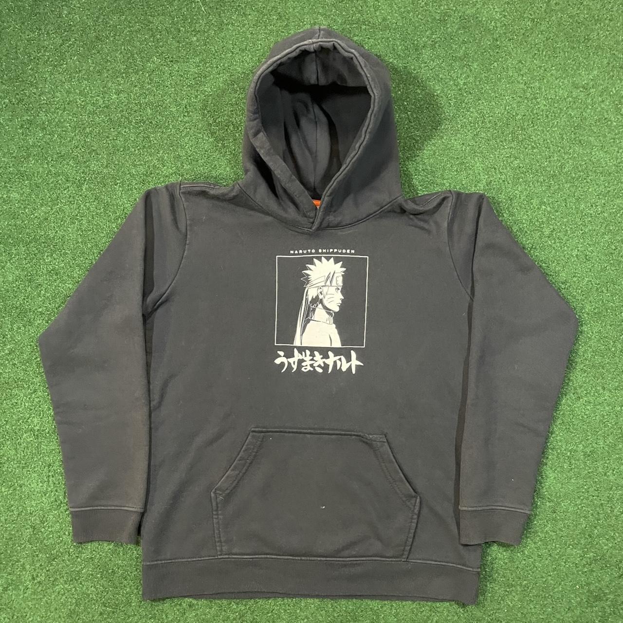 White and green online naruto hoodie