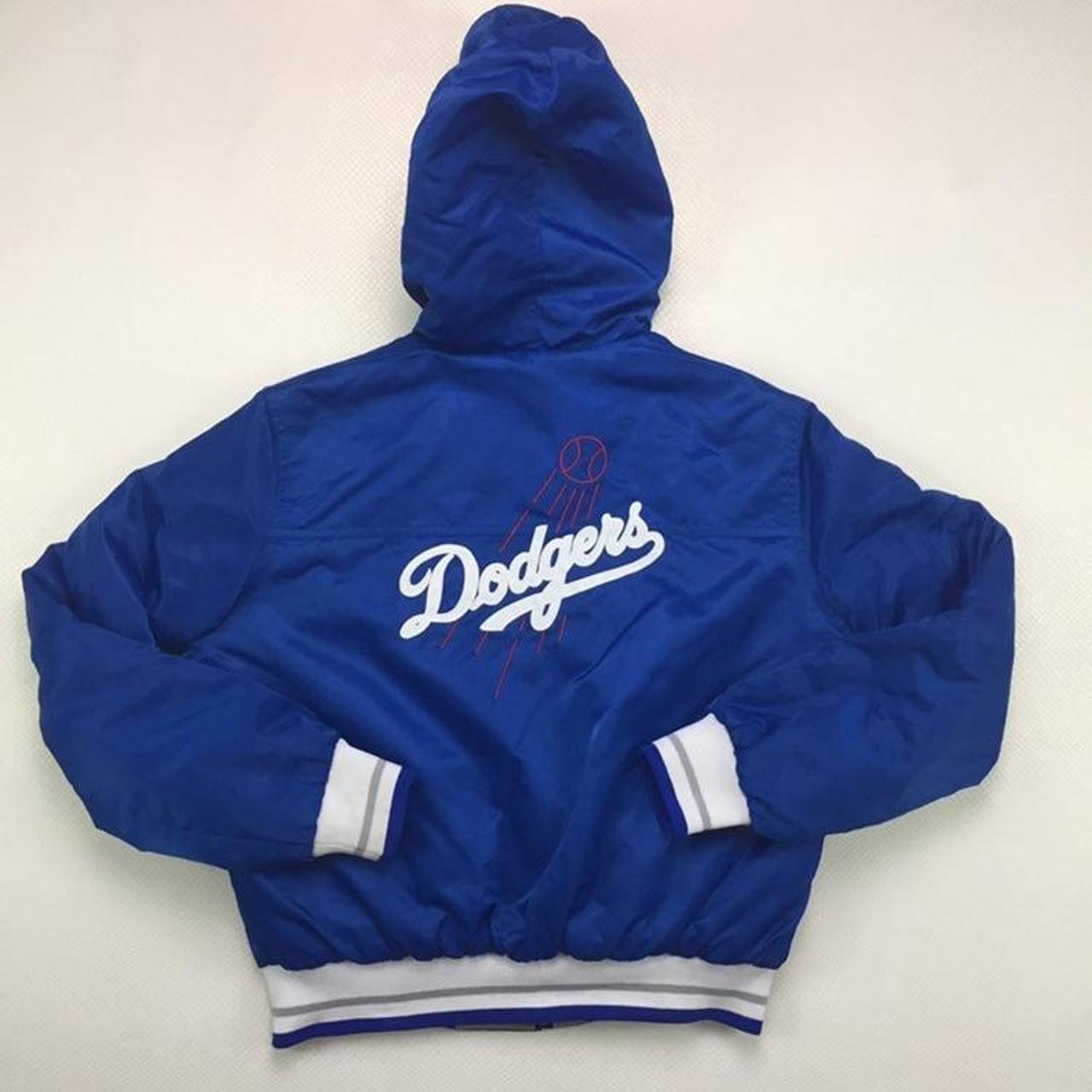 90s Vintage Starter Los Angeles Dodgers Blue - Depop