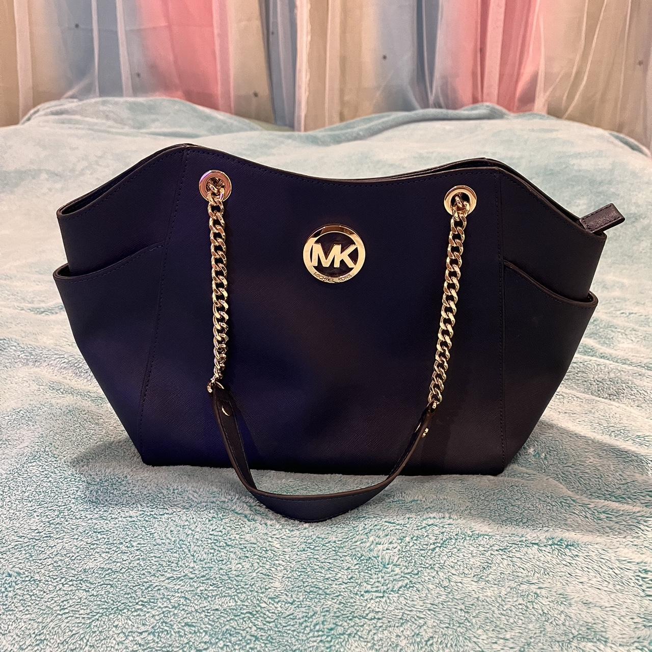 Navy blue mk discount purse