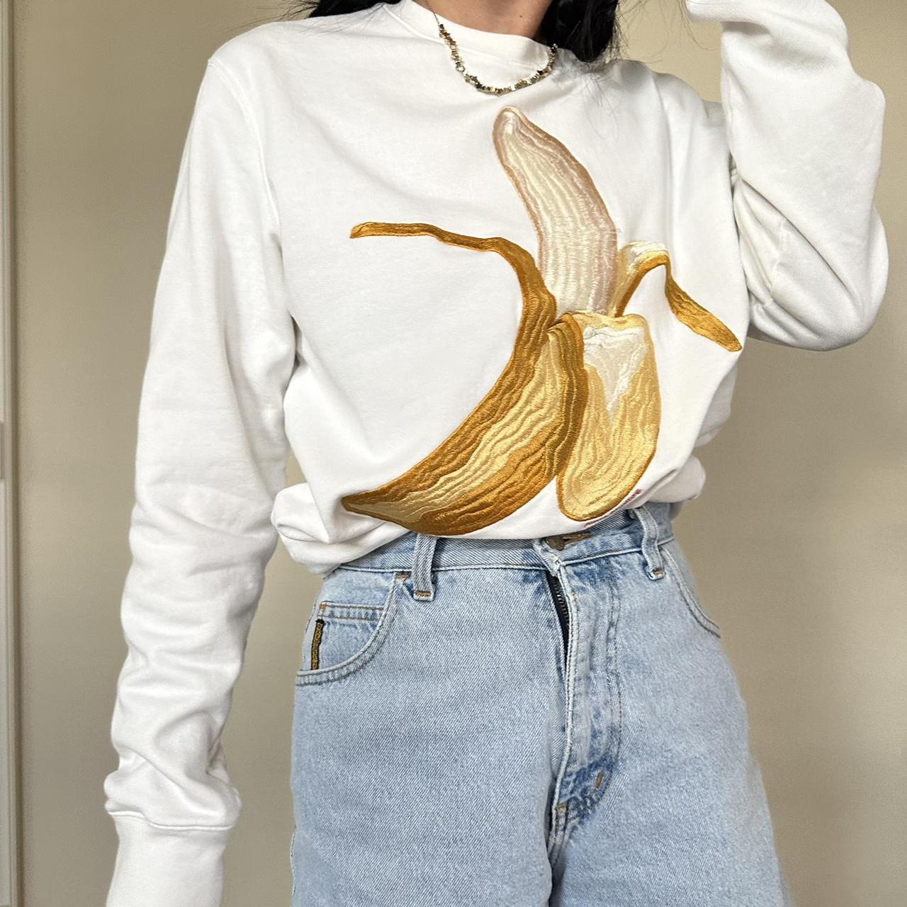 Acne banana shop sweatshirt