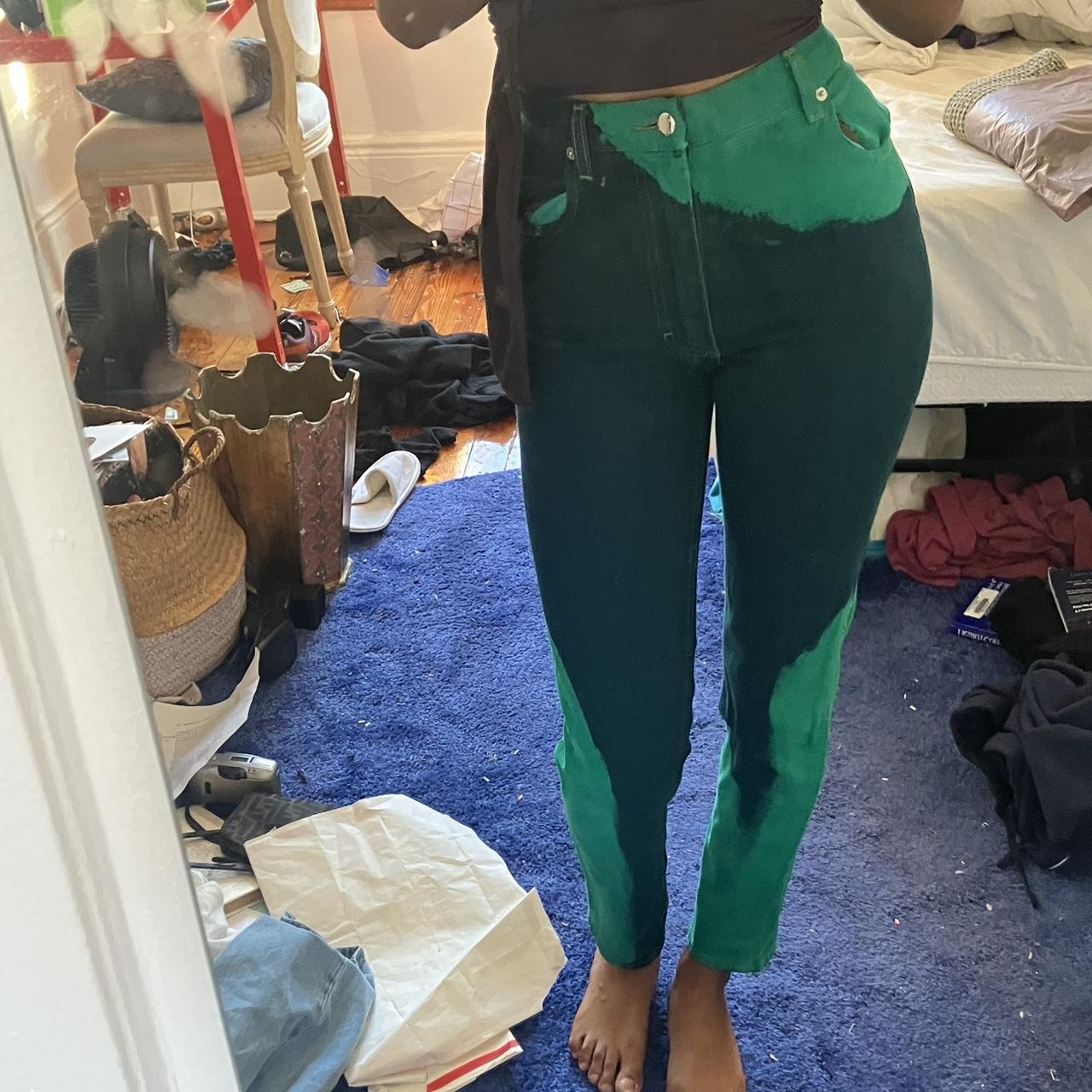 Eckhaus latta hot sale green jeans