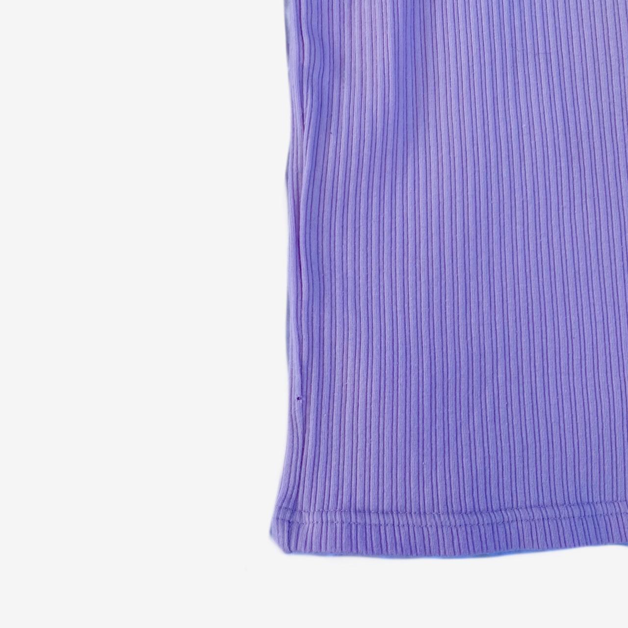 Adorable Ribbed Lilac Mini Dress 💟 (っ )っ ︎ open to... - Depop