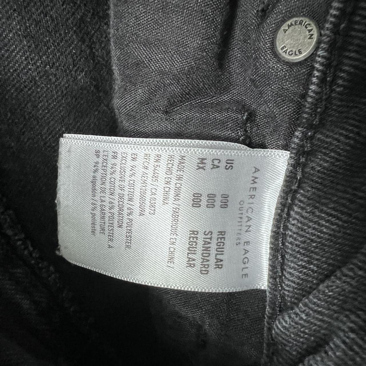 American eagle black washed jeans Size 000 regular... - Depop