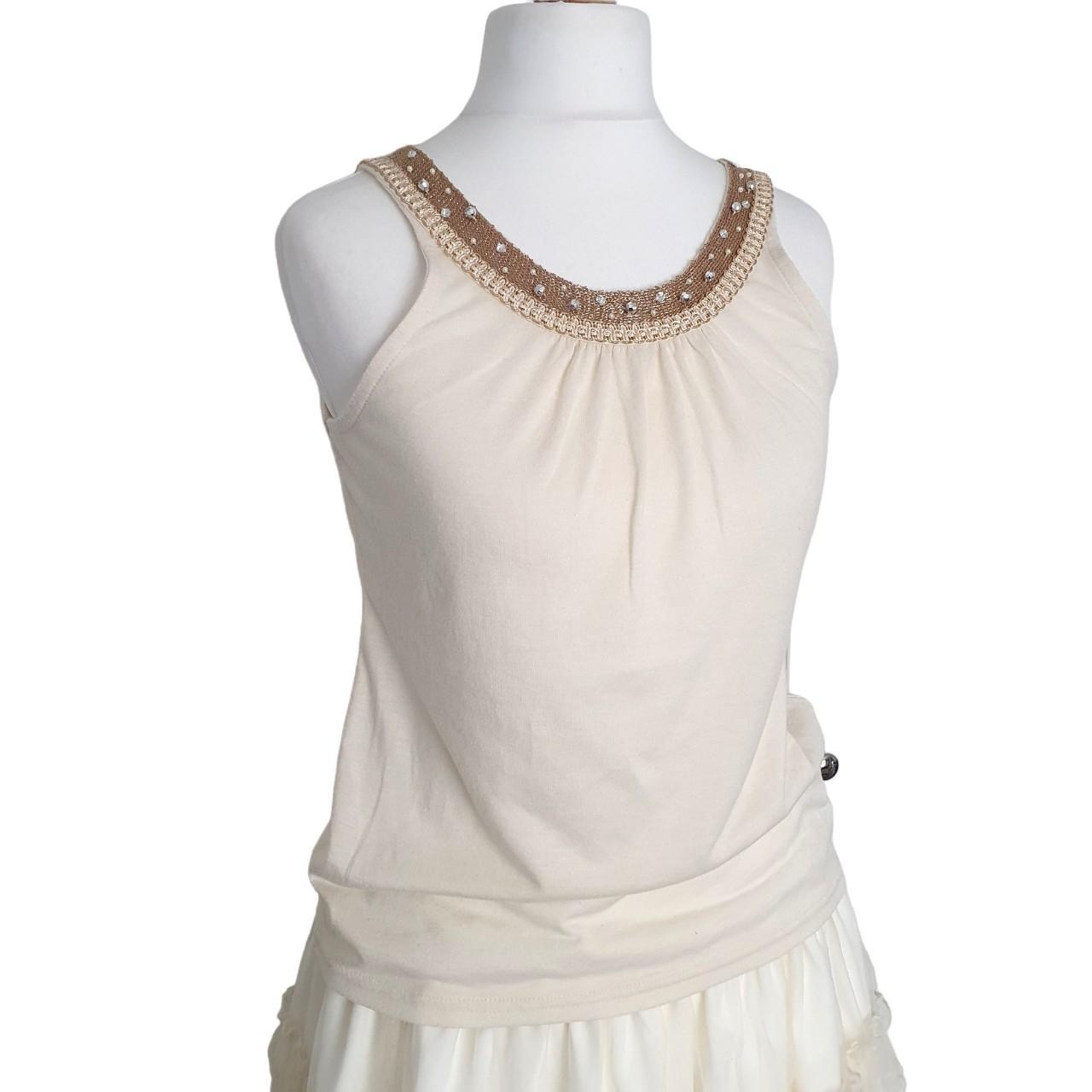 Cream Cami Top • Cream camisole top. • Glittery... Depop