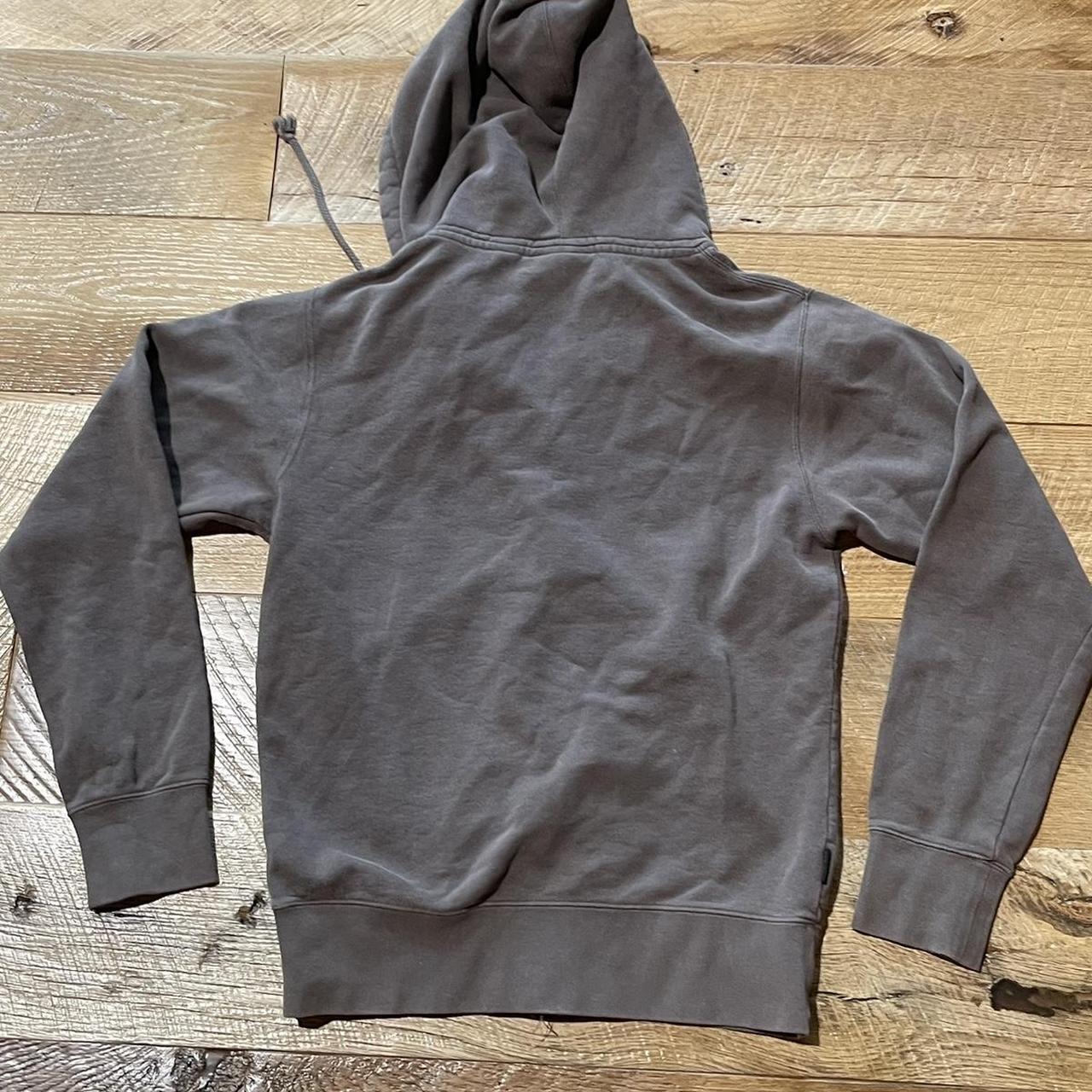 Fox Racing Men's Grey and Brown Hoodie | Depop