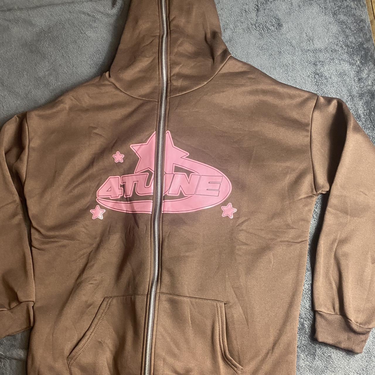 4TUNE Full Zip Up Hoodie Bape Style Zipper Never... Depop